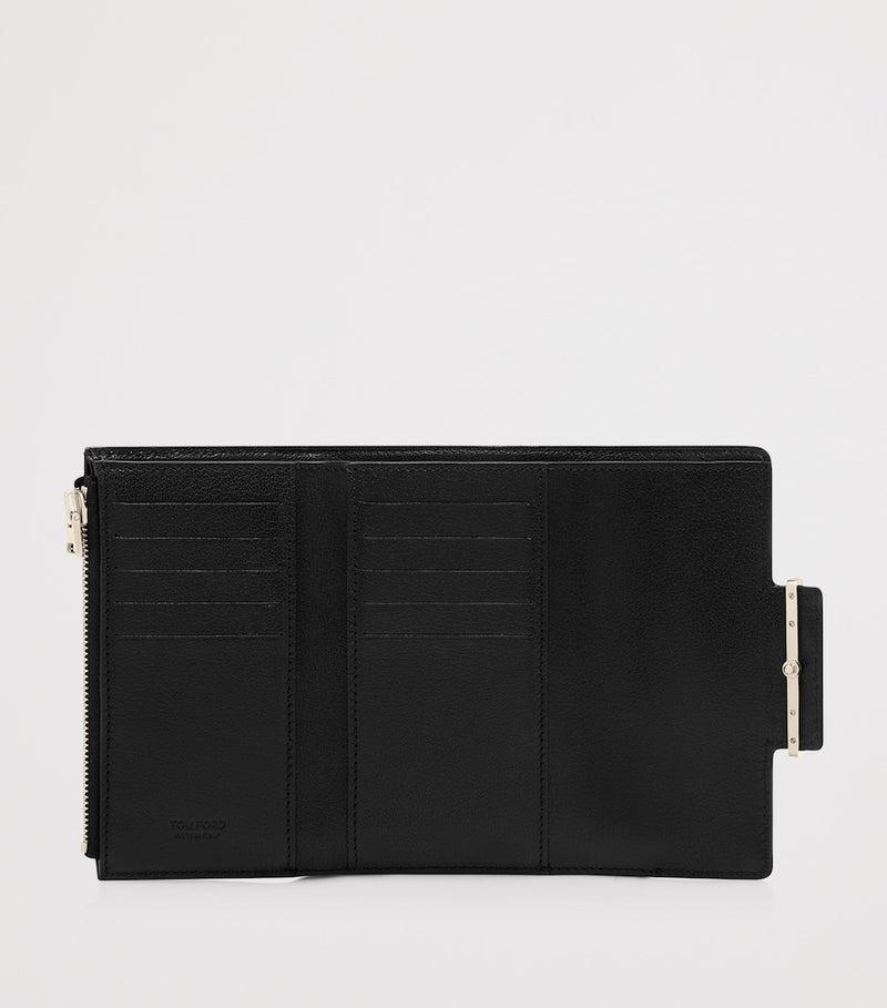 TOM FORD Aube leather wallet H9cm, UK version