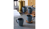 Argos Habitat Set of 4 Reactive Stoneware Mugs - Navy 360ml- Buy online at McGrocer