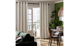 Argos Habitat Blackout Eyelet Curtains Cream 117x137cm- Buy online at McGrocer