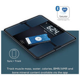 Beurer smart analyser scale black (British brand)