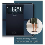 Beurer smart analyser scale black (British brand)