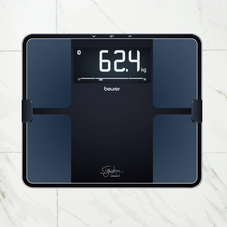 Beurer smart analyser scale black (British brand)