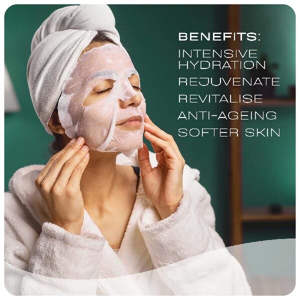 The Perfect Cosmetics Company sheet mask 3-pack, imported from the UK
