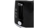 Cookworks Textures Selcey 2 slice toaster black (British brand)