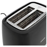 Cookworks Textures Selcey 2 slice toaster black (British brand)