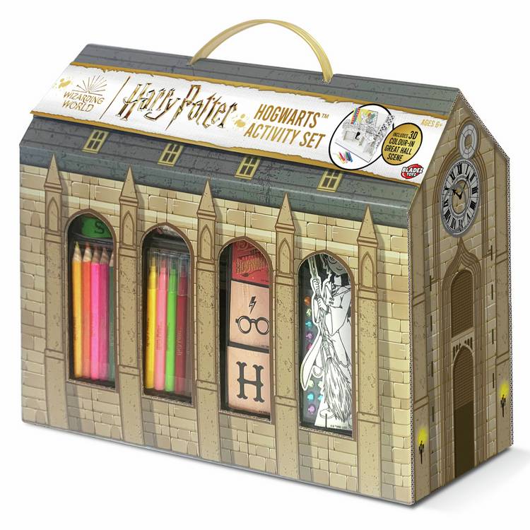 Harry Potter Hogwarts activity set with craft supplies (British brand)
