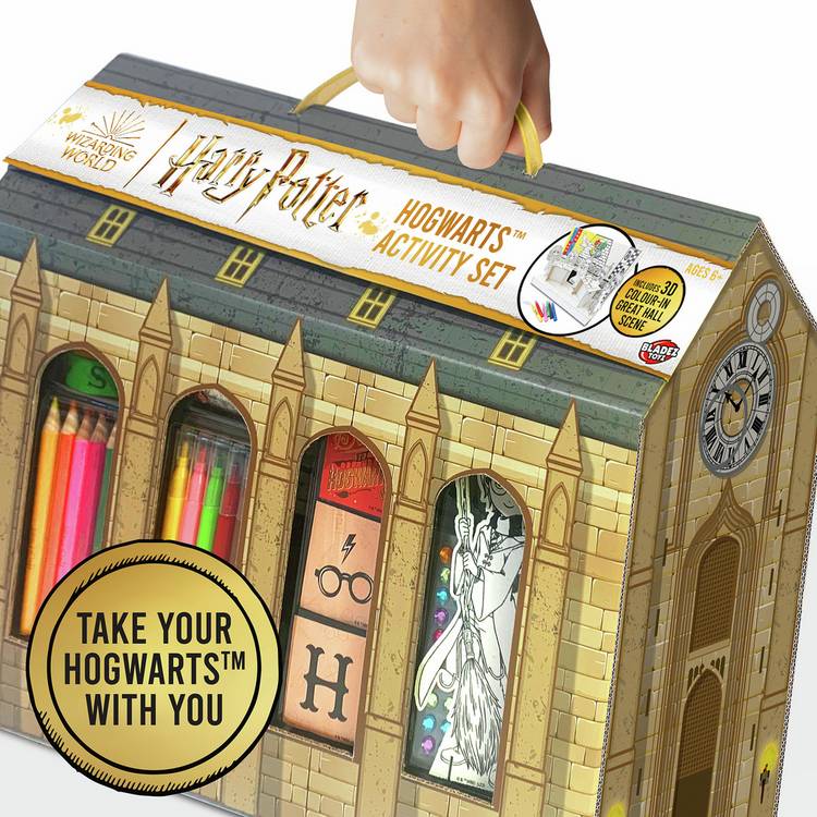 Harry Potter Hogwarts activity set with craft supplies (British brand)