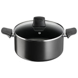 Tefal Titanium Force non-stick stewpot 24cm, imported from the UK