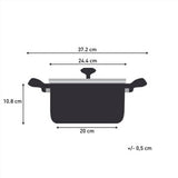 Tefal Titanium Force non-stick stewpot 24cm, imported from the UK