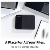 Toshiba Canvio Ready 2TB portable hard drive, imported from the UK