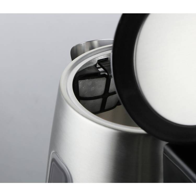 Cookworks jug kettle 1.7L silver, imported from the UK