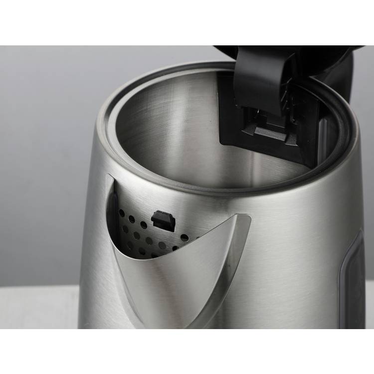 Cookworks jug kettle 1.7L silver, imported from the UK
