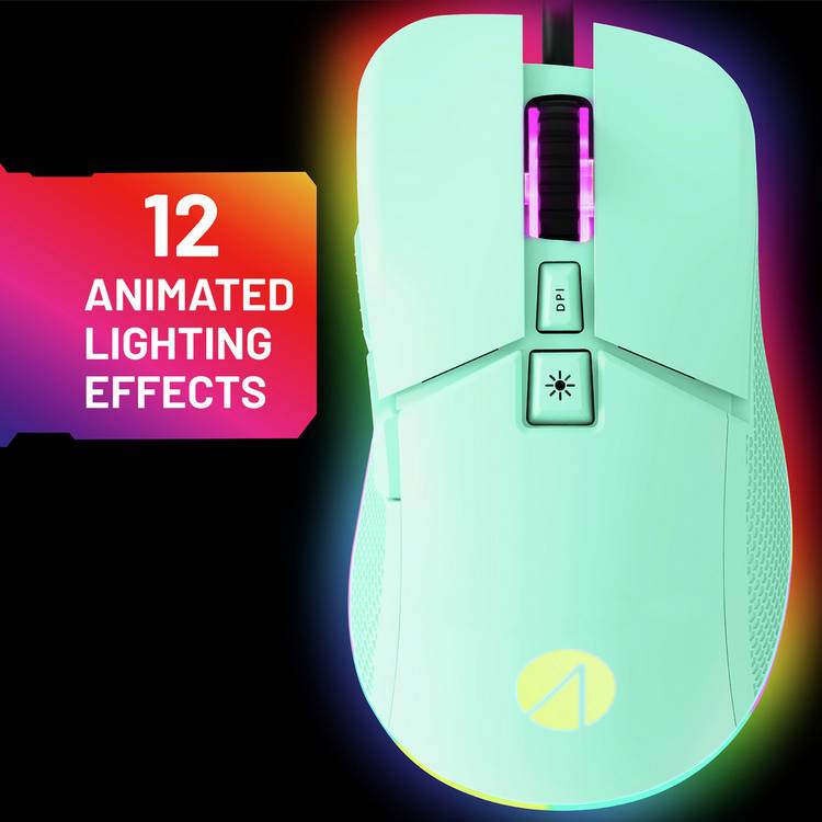 STEALTH gaming mouse Mint USB RGB, imported from the UK