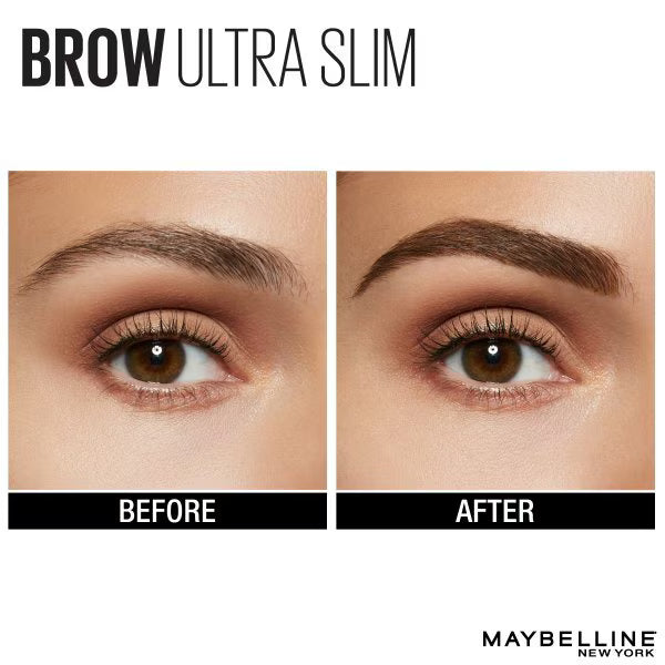 Maybelline Brow Ultra Slim eyebrow pencil Medium Brown, imported from the UK