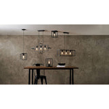 Argos Home flush ceiling light black 23x18cm (British brand)