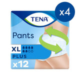 TENA Plus Unisex Incontinence Pants - Extra Large - 4 packs of 12 bundle GOODS Boots