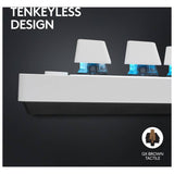 Logitech PRO X TKL wireless gaming keyboard white, imported from the UK