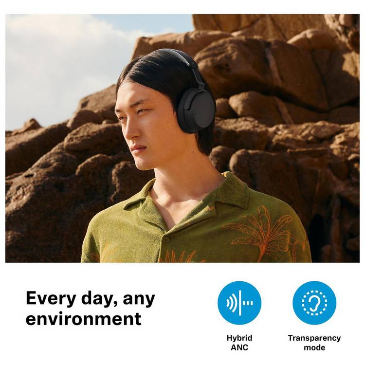 Sennheiser ACCENTUM wireless over-ear headphones black, imported from the UK