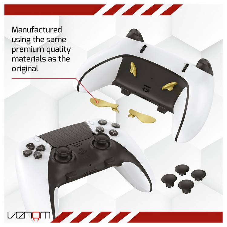 Venom DualSense Edge customisation kit for PS5 controller, UK version