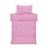 Argos Home pink leopard print bedding set single (British brand)
