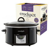Crockpot black digital slow cooker 3.5L (British brand)