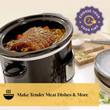 Crockpot black digital slow cooker 3.5L (British brand)