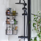 Argos Home 3 tier corner shower caddy black (British brand)