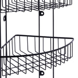 Argos Home 3 tier corner shower caddy black (British brand)