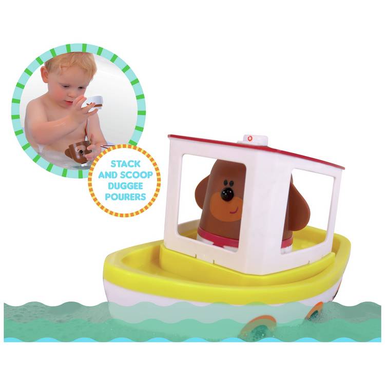 Hey Duggee lightshow river boat bath toy (British brand)