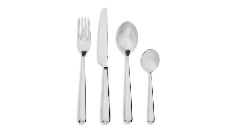 Sebastian Conran 16 piece cutlery set in stainless steel (British brand)