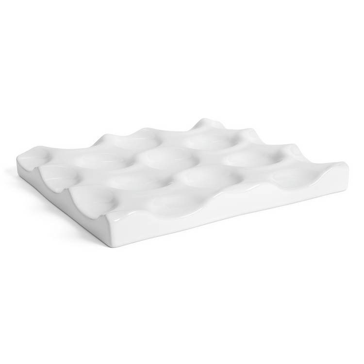 Habitat Crate white ceramic fruit bowl - British product
