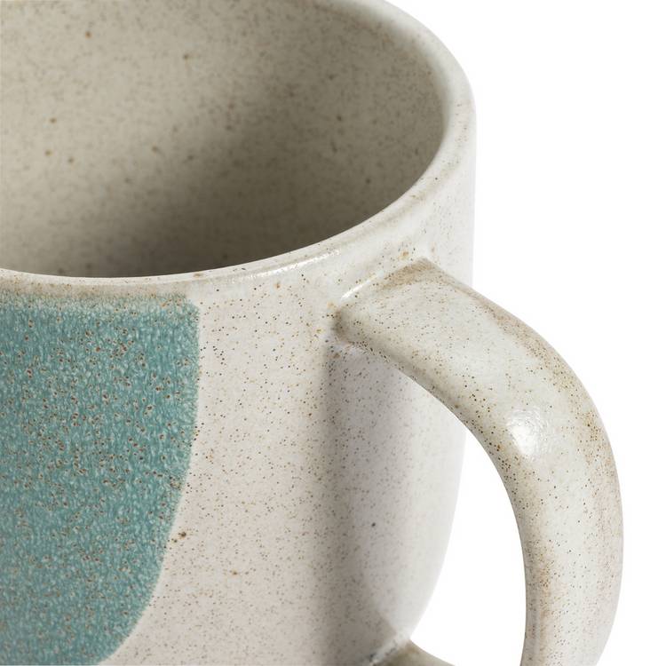 Habitat multicoloured stoneware mugs set of 4 - British product