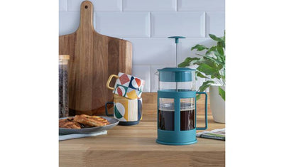 Argos Habitat 8 Cup 1L Cafetiere - Teal- Buy online at McGrocer