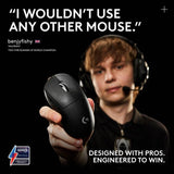 Logitech G PRO X Superlight 2 wireless gaming mouse black - British product