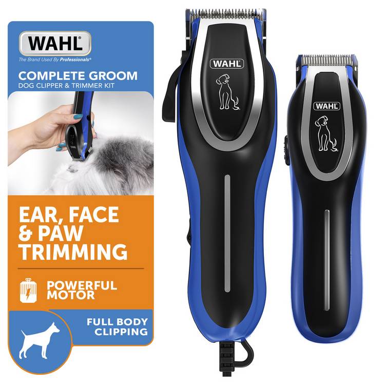 Wahl Complete Groom dog clipper kit (British brand)