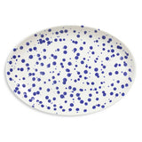 Habitat blue stoneware platter 40x28cm - UK version