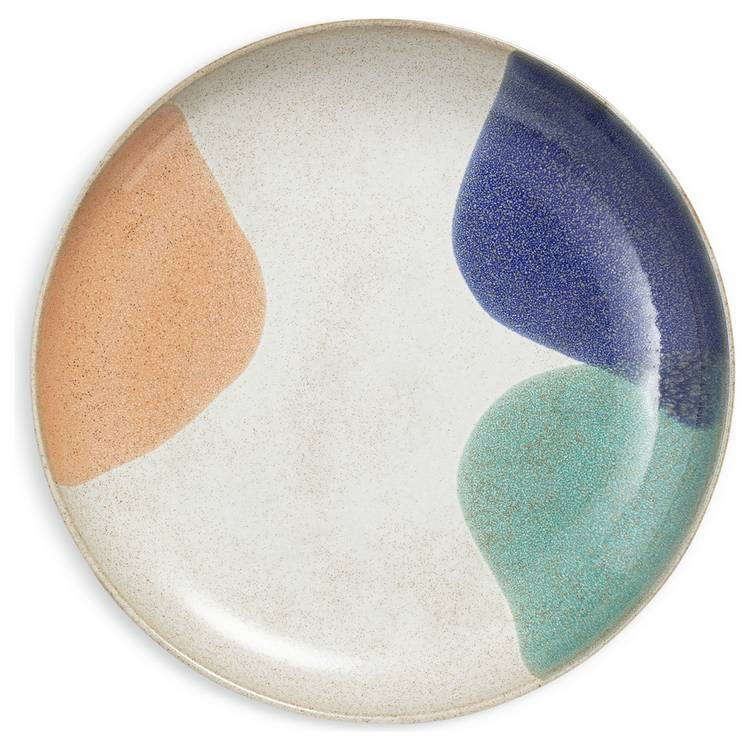 Habitat Recast stoneware dinner plates set of 4, UK version