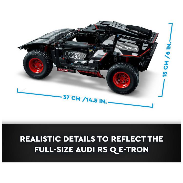 LEGO Technic Audi RS Q e-tron RC car toy, UK version