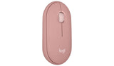 Logitech Pebble 2 wireless mouse in rose (British brand)