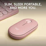 Logitech Pebble 2 wireless mouse in rose (British brand)