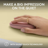 Logitech Pebble 2 wireless mouse in rose (British brand)