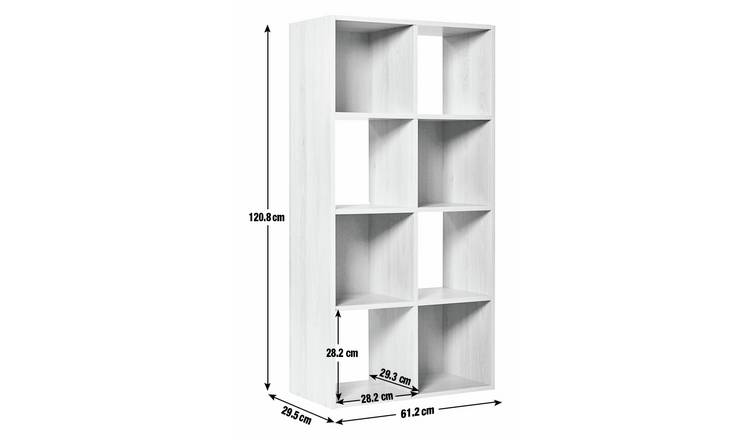 Argos Home 8 cube storage unit grey - British product