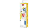 LEGO 2.0 gel pen blue with minifigure plate, UK version