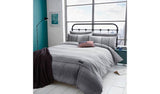 Catherine Lansfield denim grey single duvet set, UK version