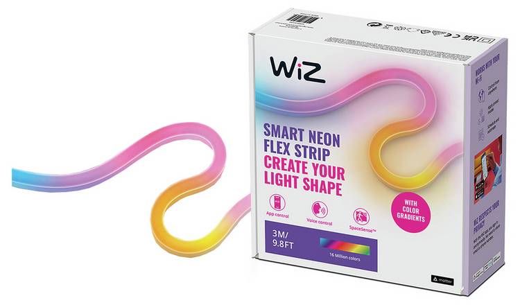 WiZ smart LED neon effect flex strip 3m - British product