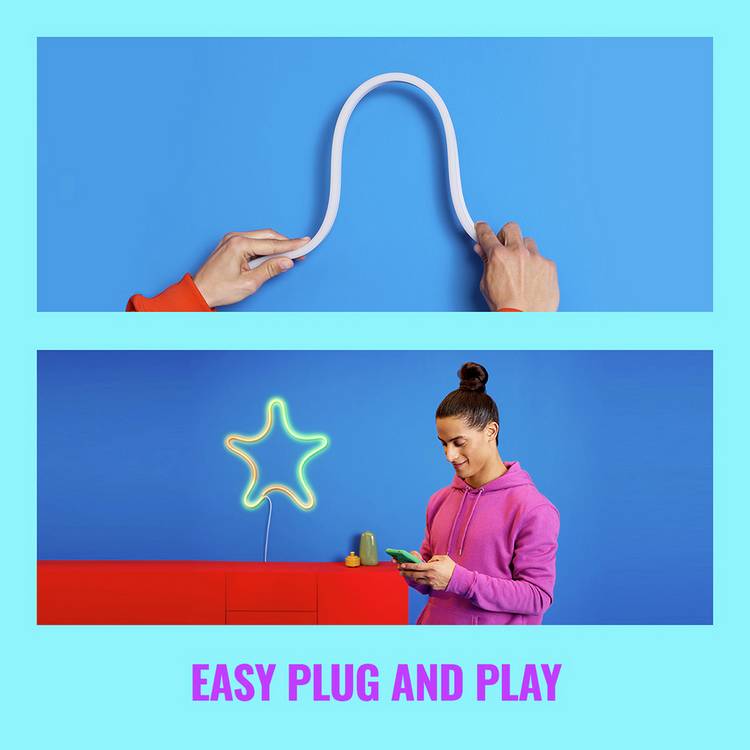 WiZ smart LED neon effect flex strip 3m - British product