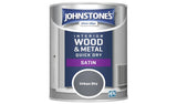 Argos Johnstone's Wood & Metal Satin Paint - Urban Sky 750ml- Buy online at McGrocer