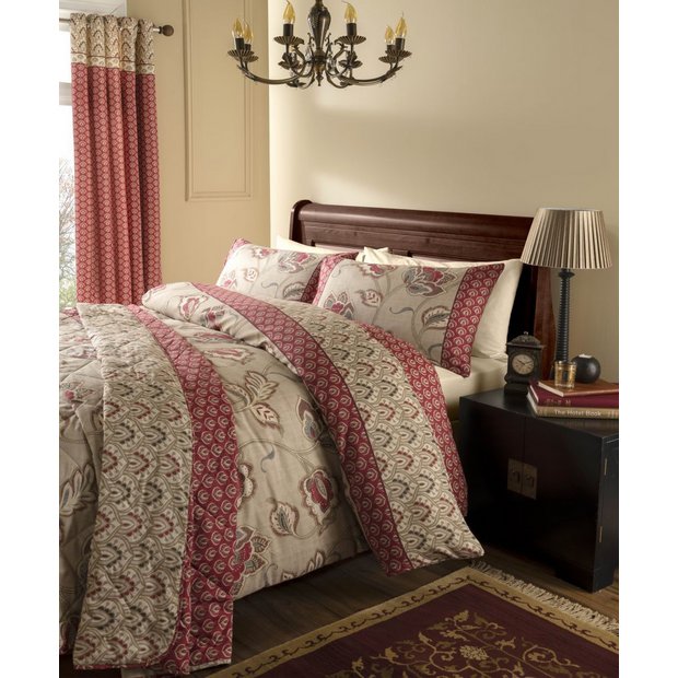 Catherine Lansfield Kashmir Beige bedding set single, imported from the UK