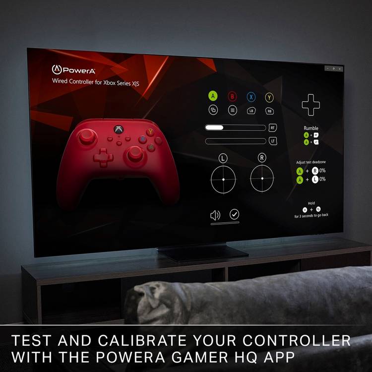 PowerA wired controller Core Red for Xbox Series X/S, imported from the UK