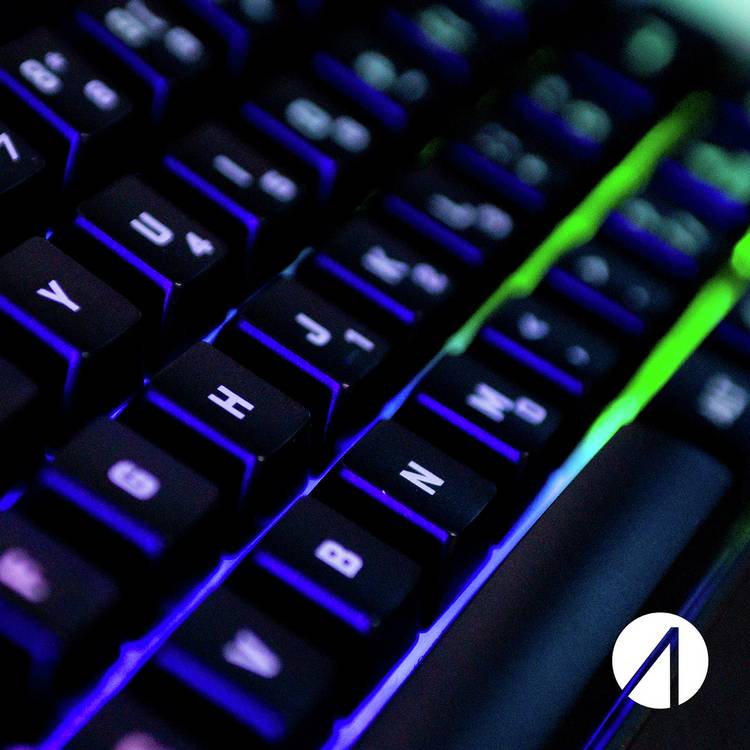 STEALTH mini wired gaming keyboard black (British brand)